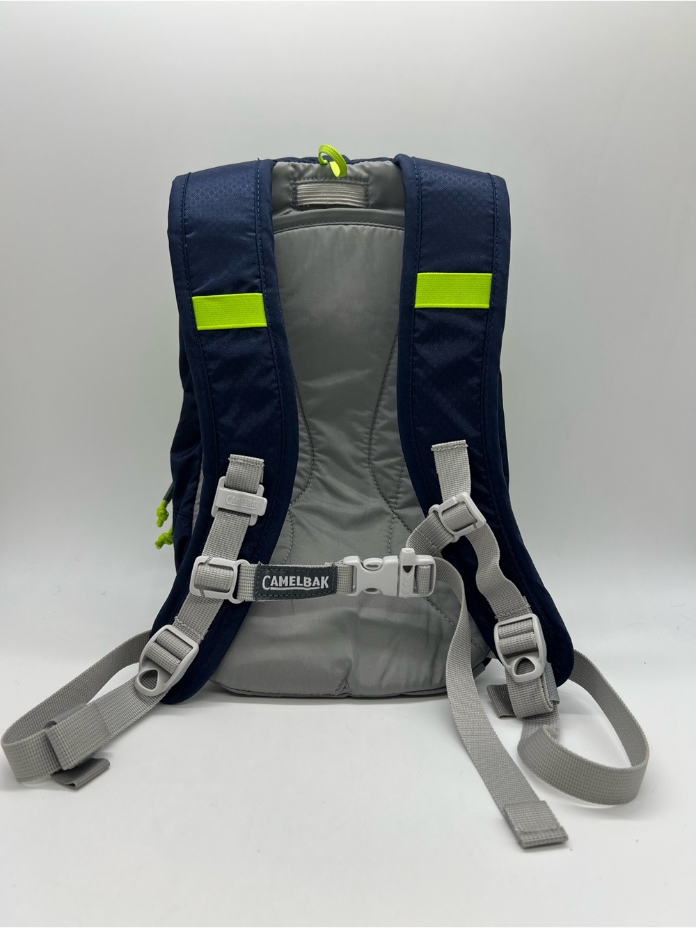 CamelBak Kicker Kid's Blue and Neon Green Kicker Backpack - Picture 4 of 14